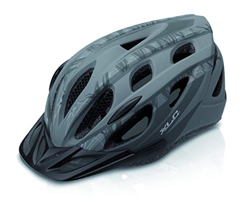XLC Unisex-Adult Fahrradhelm BH-C19, Schwarz, Grau, 51-56 cm XLC Unisex-Adult Fahrradhelm BH-C19, Schwarz, Grau, 51-56 cm von XLC