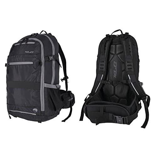 XLC Unisex – Erwachsene Ba-S98 Rucksack, Schwarz/Grau, 28 Ltr von XLC