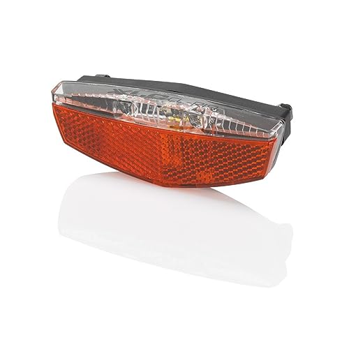 XLC Unisex – Erwachsene CL-R19 LED Batterie-Rückleuchte Gepäcktr, Schwarz, Unisize von XLC