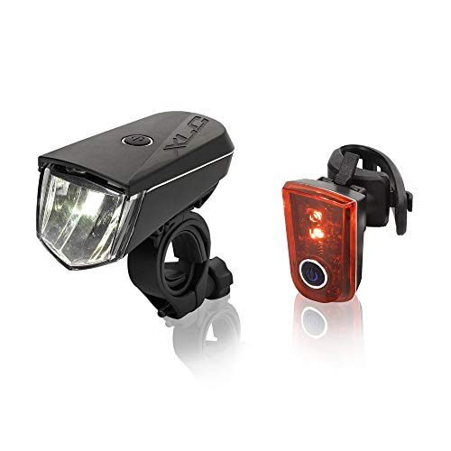 XLC Unisex – Erwachsene CL-S19 Batterie Scheinwerfer Set Sirius B40, Schwarz, Unisize XLC Unisex – Erwachsene CL-S19 Batterie Scheinwerfer Set Sirius B40, Schwarz, Unisize von XLC