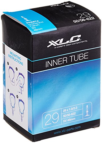 XLC Unisex – Erwachsene Fahrradschlauch 29 x 1.9/2.3 50/56-622 SV 48 mm VT-A29, Schwarz, One Size XLC Unisex – Erwachsene Fahrradschlauch 29 x 1.9/2.3 50/56-622 SV 48 mm VT-A29, Schwarz, One Size von XLC