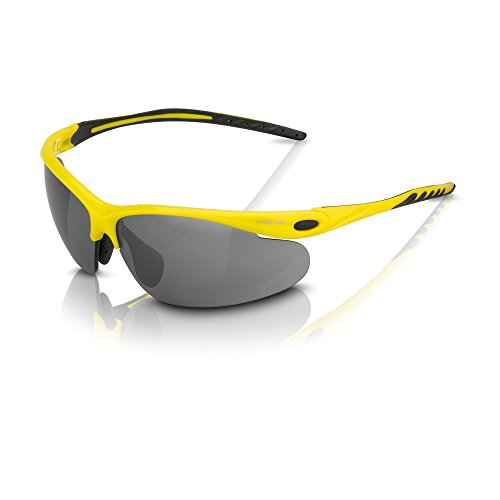XLC Unisex – Erwachsene Palma' SG-C13 Sonnenbrille, gelb/Rauch, One Size von XLC