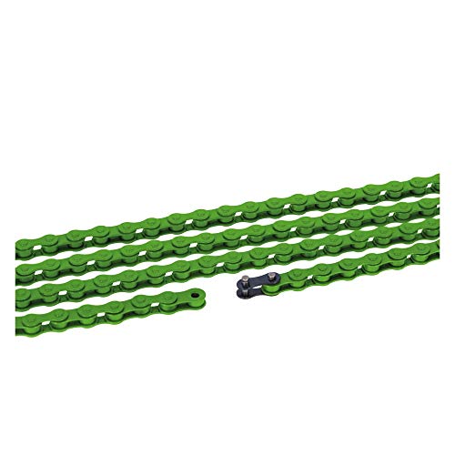 XLC Unisex – Erwachsene Single Speed Kette, Grün, 1/2 x 1/8, 112 g XLC Unisex – Erwachsene Single Speed Kette, Grün, 1/2 x 1/8, 112 g von XLC