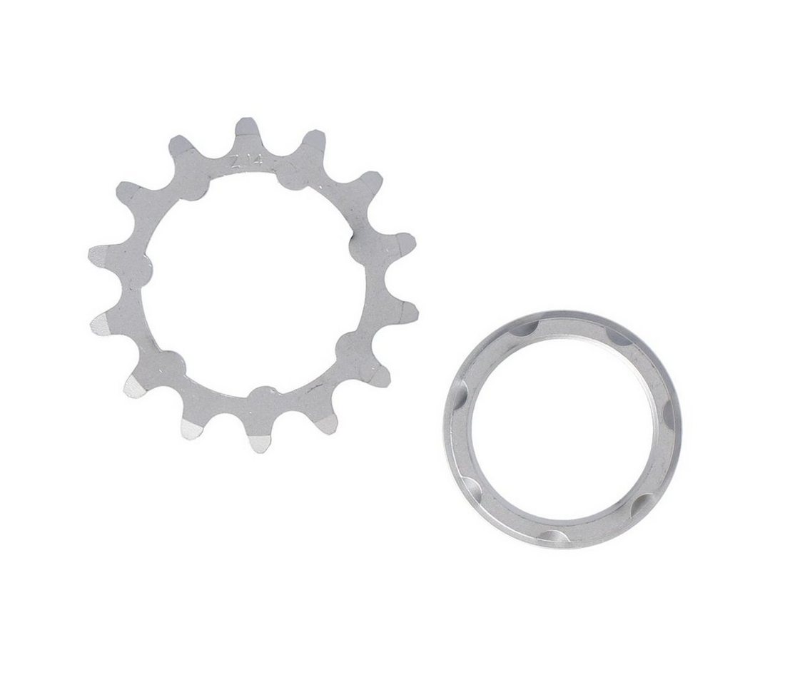 XLC Zahnkranz Single Speed Ritzel 1/8",14 Zähne mit Träger matt verchromt XLC Zahnkranz Single Speed Ritzel 1/8",14 Zähne mit Träger matt verchromt von XLC