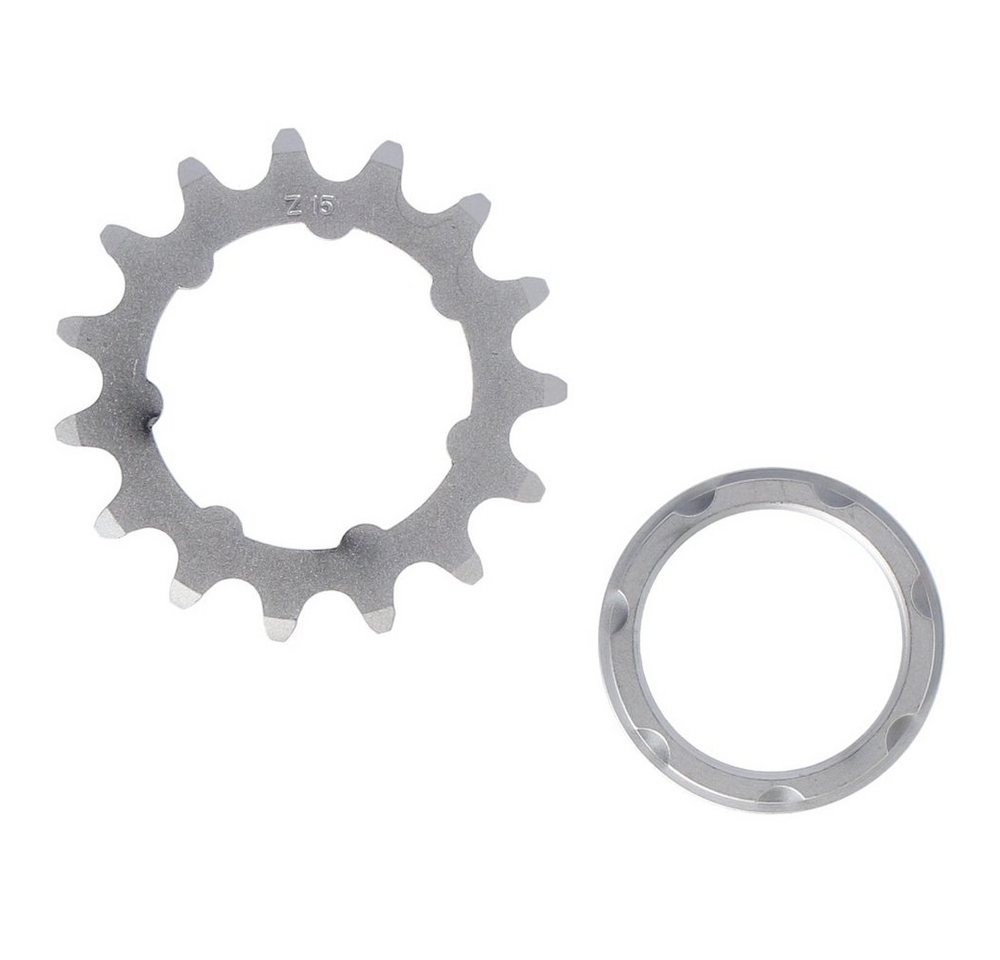 XLC Zahnkranz Single Speed Ritzel 1/8",15 Zähne mit Träger matt verchromt XLC Zahnkranz Single Speed Ritzel 1/8",15 Zähne mit Träger matt verchromt von XLC