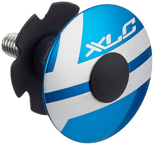 XLC Unisex – Erwachsene Zubehör A-Head Plug AP-S01 Alu 1 1/8 Zoll, Blau, One Size von XLC