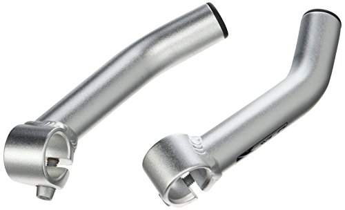 XLC Unisex – Erwachsene Zubehör Bar-Ends gebogen BE-A01, Silber, One Size von XLC
