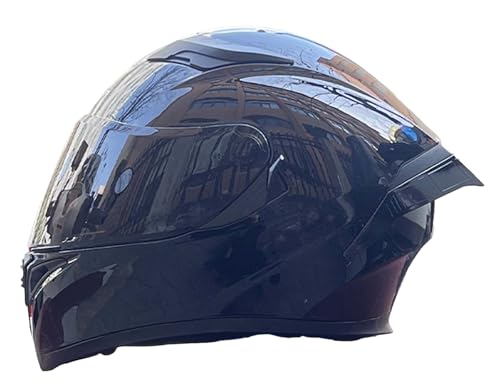 Bluetooth Modularer Motorradhelm Integralhelm Klapphelm Motorradhelm DOT/ECE-Zertifiziert Handschuhe Visier Antikollisionshelm M~XXL B,XL(61-62CM) von XLGNXXL