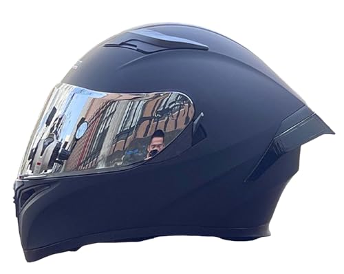 Bluetooth Modularer Motorradhelm Integralhelm Klapphelm Motorradhelm DOT/ECE-Zertifiziert Handschuhe Visier Antikollisionshelm M~XXL C,M(57-58CM) von XLGNXXL