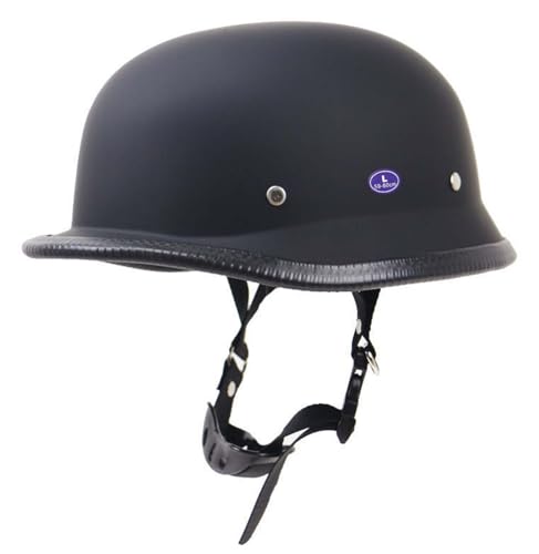 Motorrad-Baseball-Cap-Helm im Retro-Stil, offener Motorrad-Halbhelm, DOT/ECE-geprüfter Deutscher Motorrad-Halbhelm, geeignet für leichte Motorräder F,M von XLGNXXL