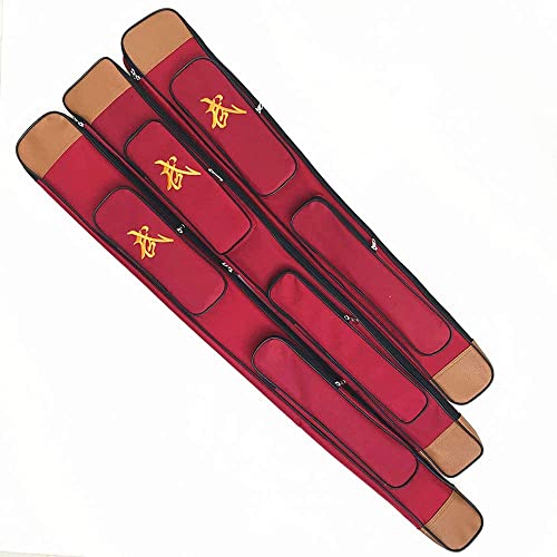 XLWYYXF Schwerttasche Schwerttaschen, Taichi-Schwert-Tragetasche, Oxford-Stoff, doppellagige Kampfsport-Schwerttasche, wasserdicht und langlebig, geeignet für Tai Chi, Folie-Red(Double Layer)||100cm von XLWYYXF