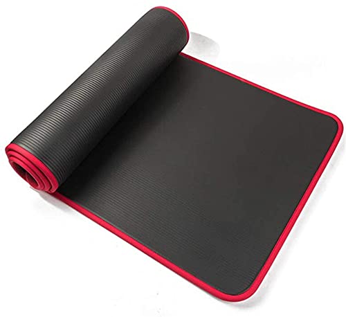 XMING Erweitern extra Dicke NRB rutschfeste Yoga-Matten für Gymnastik-Übung Fitness-Übungsmatte mit Tragegurt (60-80cm) (Color : 185x60cm) von XMING