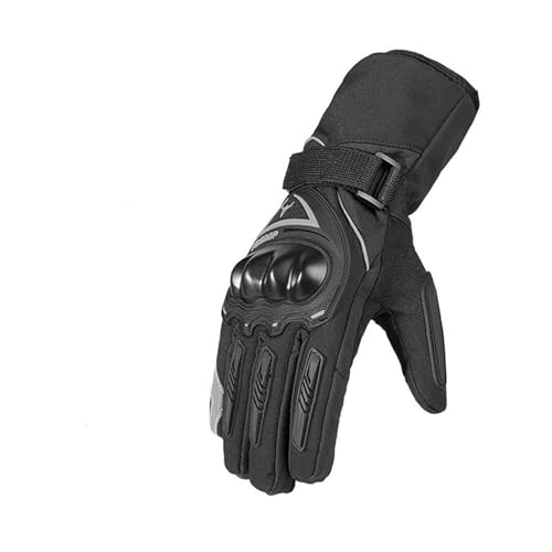 XNASU Motorrad Winter Touchscreen Reiten Motocross Bike Outdoor Sport Skifahren Warme Handschuhe(Schwarz,M) von XNASU
