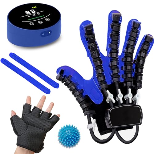 Upgrade Finger-Rehabilitation-Roboter-Handschuhe, Hand Funktion Recovery Device, Schlaganfall Recovery Equipment Für Hand Exerciser Mit Handdysfunktion B Right M von XNKLPY