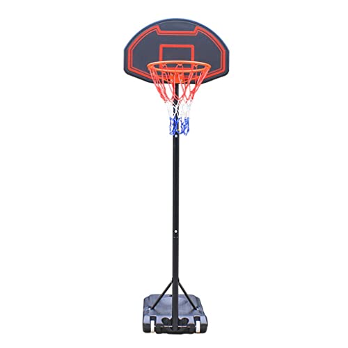 Basketballkorb für Kinder und Jugendliche im Innen- und Außenbereich, tragbare, anhebbare Dunk-Spielausrüstung von XNYXLPP