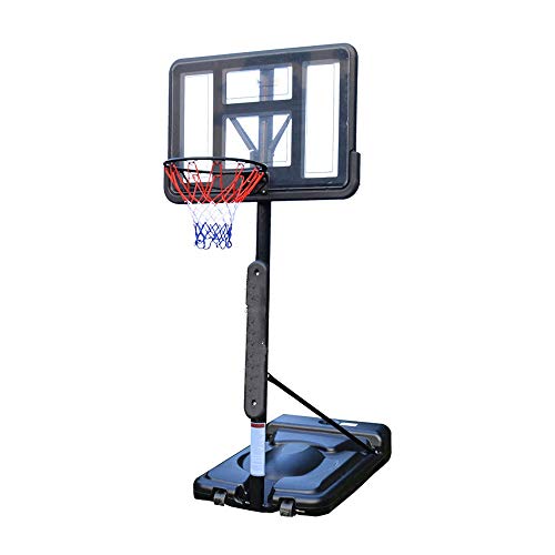 Freistehendes, tragbares Basketballständersystem mit Rädern, höhenverstellbarer Basketballkorb für Erwachsene, Teenager, drinnen und draußen von XNYXLPP