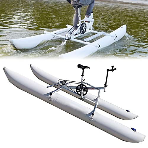 Wasserfahrräder, aufblasbares Kajak-Fahrradboot für den See, Wassersport-Tourenkajaks, Meerespedal-Fahrradboot für Sport, Spaß und Angelurlaub von XNYXLPP