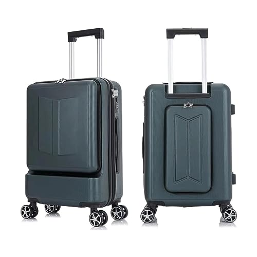 XNYXLPP 24-Zoll-Koffer, Premium-Gepäck, Gepäckkoffer mit Frontöffnung, Verstellbarer Trolley, hart, mit Rad (Pink) von XNYXLPP