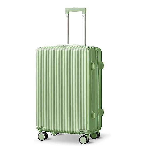 XNYXLPP Tragbarer Koffer, großes Fassungsvermögen, Handgepäck, PC-Hartschalenkoffer mit Rollen, Nass- und Trockentrenntasche, leichtes Gepäck (Green 20) von XNYXLPP