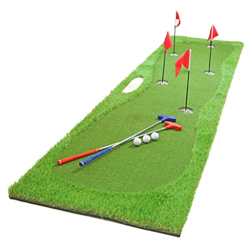 Golf-Putting-Trainingsmatte, Golfspiel, beste Trainingshilfematten, verbessern Genauigkeit und Geschwindigkeit für den Innen- und Außenbereich (Style3) von XNZJHPP