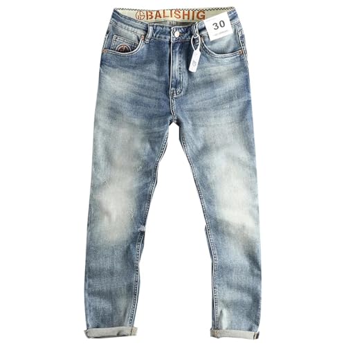 XOJSSLKX Jeans Herren Hose Jeanshose Hellblaue Verwaschene Jeans Für Herren Hose 30 Blau XOJSSLKX Jeans Herren Hose Jeanshose Hellblaue Verwaschene Jeans Für Herren Hose 30 Blau von XOJSSLKX