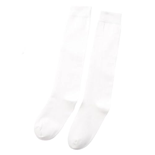 XOJSSLKX Kniestrümpfe Damen Farben Socken Muster Lange Strümpfe Socks Lange Socken Damen Eur34-39 Weiß von XOJSSLKX