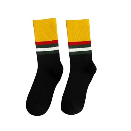 XOJSSLKX Kniestrümpfe Damen Farben Socken Muster Lange Strümpfe Socks Warme Herrensocken Eu37-45 13 von XOJSSLKX