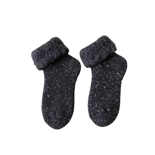 XOJSSLKX Kniestrümpfe Damen Farben Socken Muster Lange Strümpfe Socks Warme Socken Für Damen Eur34-39 Schwarz von XOJSSLKX