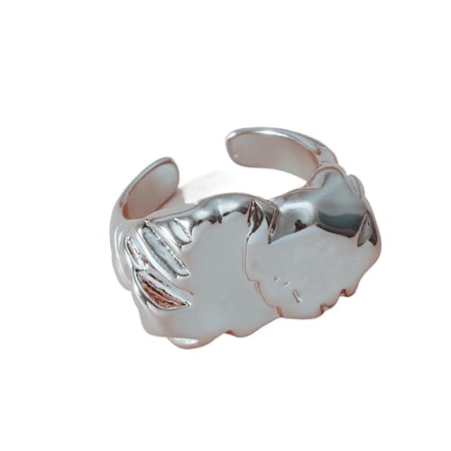 XOJSSLKX Ring Ringe Damen Bijouterie Herren Geometrische Verstellbare Ringe Für Frauen, Größenveränderbar Vrs00123 von XOJSSLKX