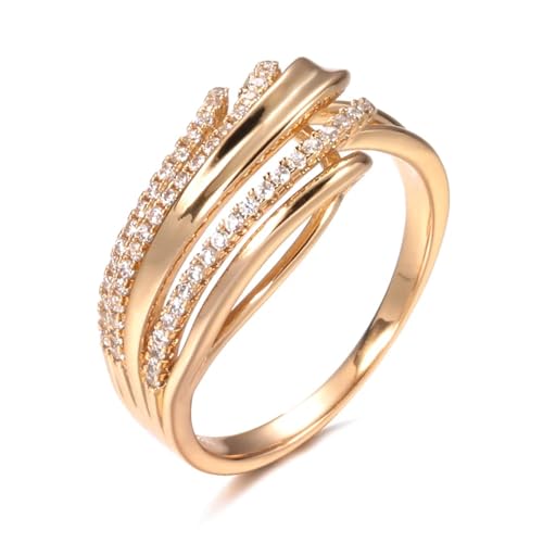 XOJSSLKX Ring Ringe Damen Bijouterie Herren Ringe Für Damen 7 Weiß Zirkon von XOJSSLKX