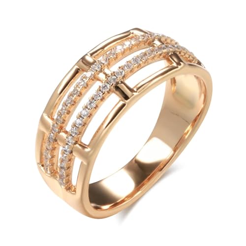 XOJSSLKX Ring Ringe Damen Bijouterie Herren Ringe Für Damen 7 Weißzirkon von XOJSSLKX