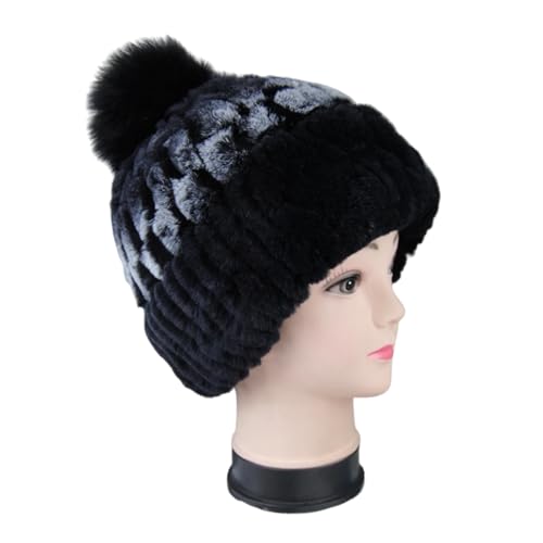 XOJSSLKX Strickmützen Hüte Mützen Caps Beanie Mütze Beanie Damen Strickmütze Goodelastic Color2 von XOJSSLKX