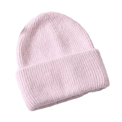 XOJSSLKX Strickmützen Hüte Mützen Caps Beanie Mütze Beanie Damen Strickmützen 55Cm-60Cm Angorakaninchenfell17 von XOJSSLKX