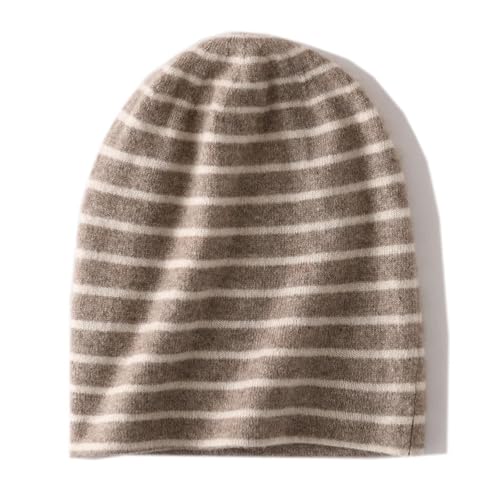 XOJSSLKX Strickmützen Hüte Mützen Caps Beanie Mütze Beanie Damen Strickmützen OneSize Camel von XOJSSLKX