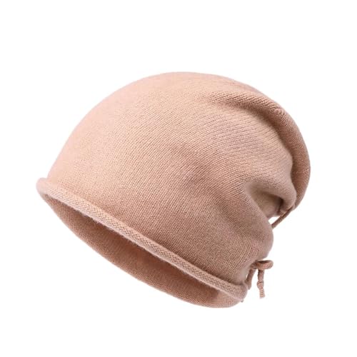 XOJSSLKX Strickmützen Hüte Mützen Caps Beanie Mütze Beanie Mütze Damen Strick Khaki von XOJSSLKX