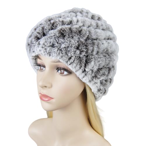 XOJSSLKX Strickmützen Hüte Mützen Caps Beanie Mütze Beanie Strickmütze Damen OneSize Kaffee von XOJSSLKX