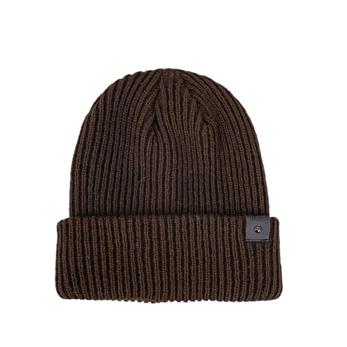 XOJSSLKX Strickmützen Hüte Mützen Caps Beanie Mütze Beanie Strickmütze Damen Schokolade von XOJSSLKX