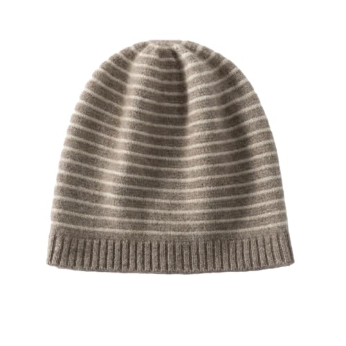 XOJSSLKX Strickmützen Hüte Mützen Caps Beanie Mütze Beanie Strickmütze Für Damen OneSize Camel von XOJSSLKX