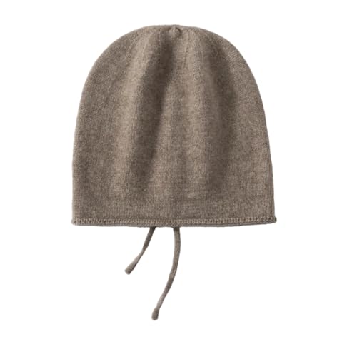 XOJSSLKX Strickmützen Hüte Mützen Caps Beanie Mütze Beanie Strickmütze Für Damen OneSize Camel von XOJSSLKX