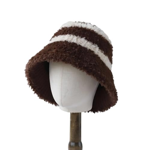 XOJSSLKX Strickmützen Hüte Mützen Caps Beanie Mütze Beanie Strickmütze Mann 56-58Cm Kaffee von XOJSSLKX