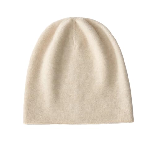 XOJSSLKX Strickmützen Hüte Mützen Caps Beanie Mütze Beanie Strickmützen Damen OneSize 61Beige von XOJSSLKX