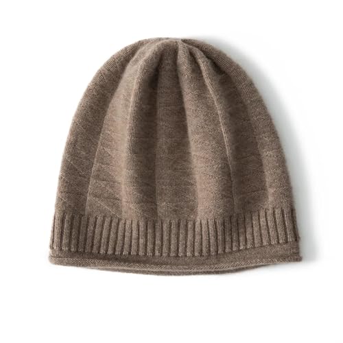 XOJSSLKX Strickmützen Hüte Mützen Caps Beanie Mütze Beanie Strickmützen Damen OneSize 66Camel von XOJSSLKX