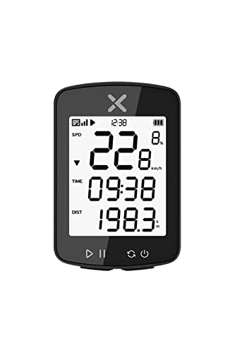 XOSS G Gen2 Fahrradcomputer GPS, Fahrradcomputer kabellos, Fahrrad Tacho Synchronize Strava, Wasserdicht IPX7, HD Bluetooth 5.0 für Fahrrad von XOSS