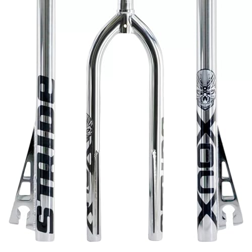 XOUX Stride FK01TD26SIL BMX-Gabel, gewindelos, 26 Zoll, 3,8 cm, Silber von XOUX