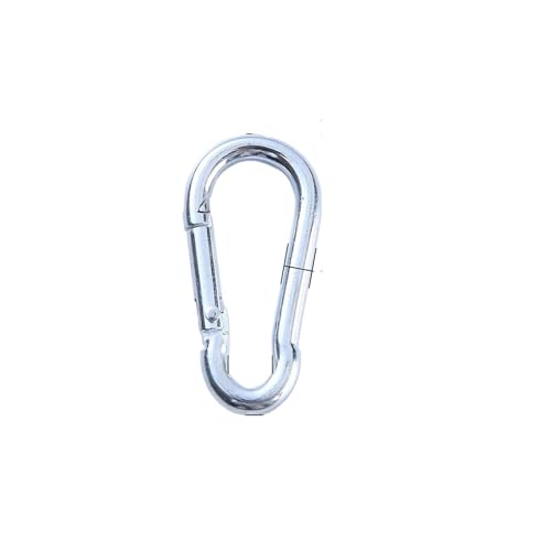 Karabinerhaken 1/4PCS Schlüssel Ring Frühling Karabinerhaken Karabiner Clips Schlüsselbund Heavy Duty Quick Link Haken for Camping Wandern reisen(13mm,1pcs) von XPJYUA