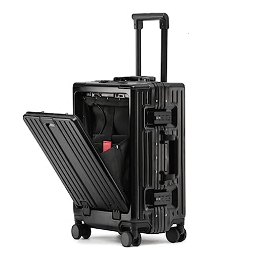 XPKLTXZW Gepäck auf Rädern, Handgepäckkoffer mit großem Fassungsvermögen und USB-Ladeanschluss, TSA-Zollschloss, Leichter Koffer von XPKLTXZW