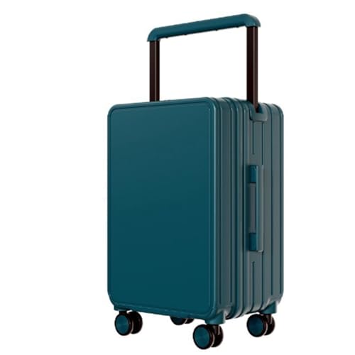 XPKLTXZW Mittig montierter breiter Trolley-Koffer, Koffer mit USB-Ladeanschluss und Hakendesign für Geschäftsreisen und Reisen von XPKLTXZW