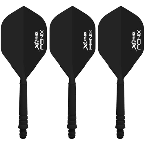 XQ Max Fenix Black Standard - Dart Flights Medium von XQ Max Darts