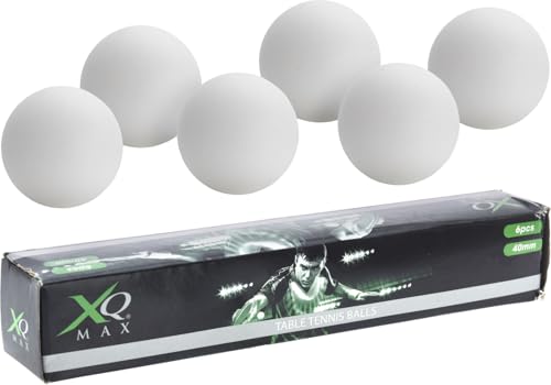 XQ Max tischtennisbälle 40 mm weiß 6 Stück XQ Max tischtennisbälle 40 mm weiß 6 Stück von XQ Max
