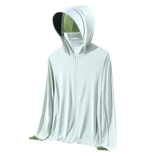 XQINGRUI EIS Seide Sonnenschutz Kleidung Für Männer Sommer Outdoor Professionelle Atmungsaktive Angeln Männer Sonnenschutz Kleidung-Color-4||3XL von XQINGRUI